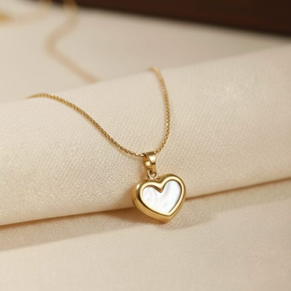 Korean Heart Necklace Betrendup
