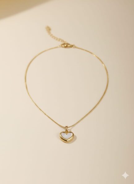 Korean Heart Necklace - Image 3